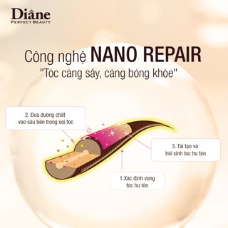 Combo gội xả phục hồi tóc hư tổn nặng Moist Diane Extra Damage Repair + Dry Shampoo