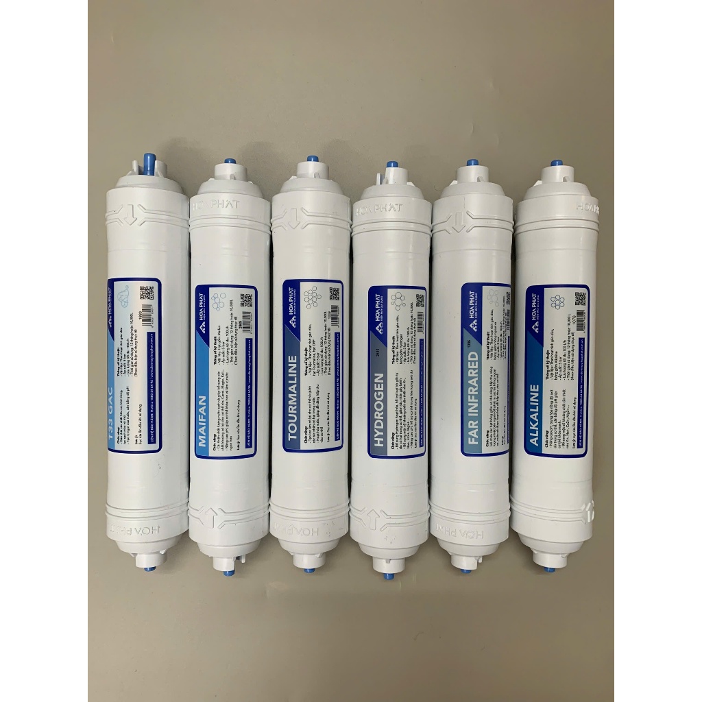 Lõi Chức Năng Hòa Phát Gồm T33 Maifan Tou Hydrogen Far Alkaline Giúp Cân Bằng PH Và Các Khoáng Chất Cho Nước....