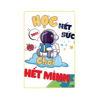 [TRANH DECOR LỚP HỌC] Tranh Laminate Tráng Gương - Tranh Slogan Động Lực, Tranh Trang Trí Phòng Học, Lớp Học, Trường Học