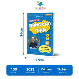 Sách - Tham khảo Lớp 3 - Combo Bài Tập Bổ Trợ Nâng Cao Toán Lớp 3 (Tập 1+Tập 2) - Theo Chương Trình Mới Nhất - TKBooks