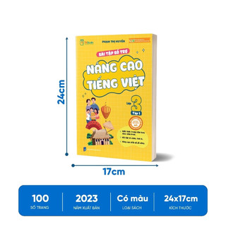 Sách - Tham khảo Lớp 3 - Combo Bài Tập Bổ Trợ Nâng Cao Tiếng Việt Lớp 3 (Tập 1 + Tập 2) - Theo Chương Trình Mới Nhất