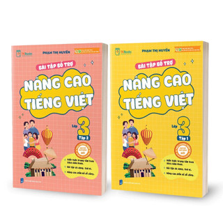 Sách - Tham khảo Lớp 3 - Combo Bài Tập Bổ Trợ Nâng Cao Tiếng Việt Lớp 3 (Tập 1 + Tập 2) - Theo Chương Trình Mới Nhất