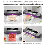 MÁY HÚT CHÂN KHÔNG gia đình bản nâng cấp có lưỡi cắt, khử trùng bằng tia UV, tự động hút và hàn túi — ảnh 6