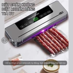 MÁY HÚT CHÂN KHÔNG gia đình bản nâng cấp có lưỡi cắt, khử trùng bằng tia UV, tự động hút và hàn túi — ảnh 1
