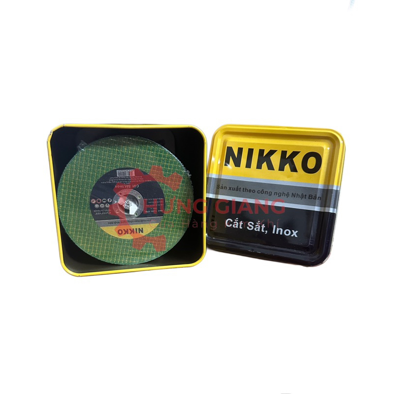 10 Viên Đá Cắt Sắt, Đá Cắt inox NIKKO phi 100 Đá Cắt An Toàn