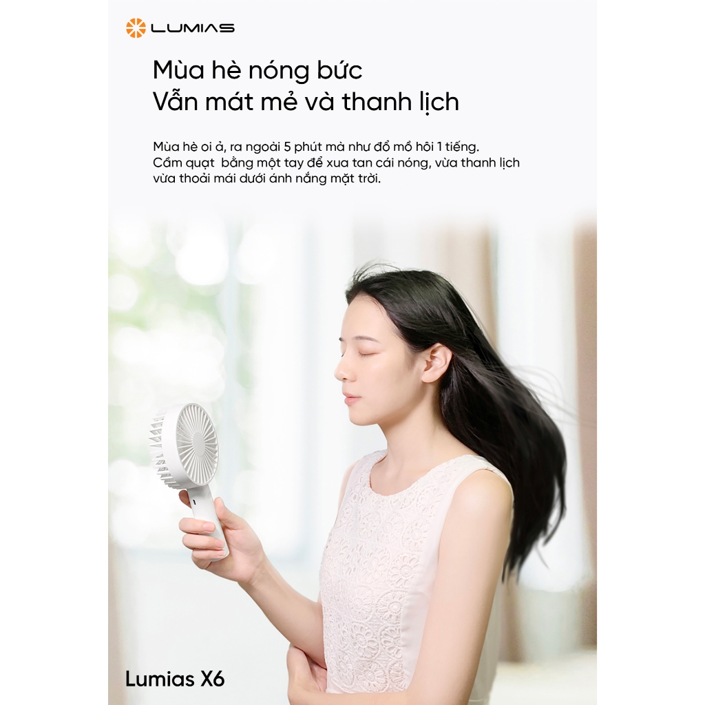 Ảnh Quạt cầm tay Lumias X6 1