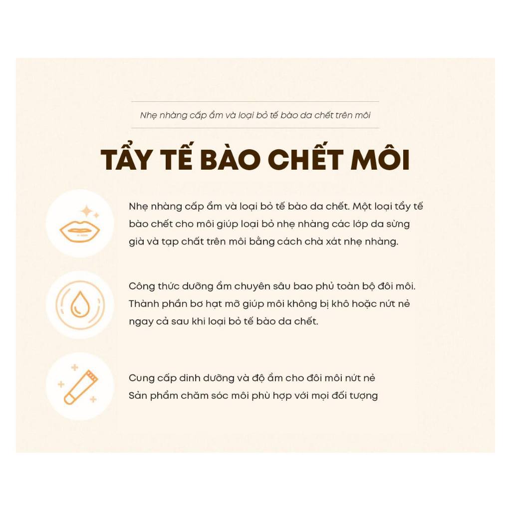 Ảnh Kem Tẩy Tế Bào Chết Môi Thefaceshop Lip Scrub 10g 3