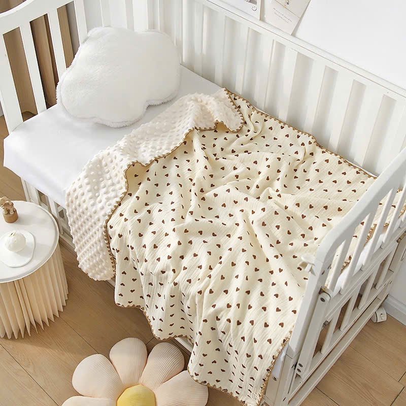 Chăn Hè - Chăn Muslin Hạt Đậu Hè Mềm Mịn Ấm Áp Kích Thước 100x105cm mesocsshop