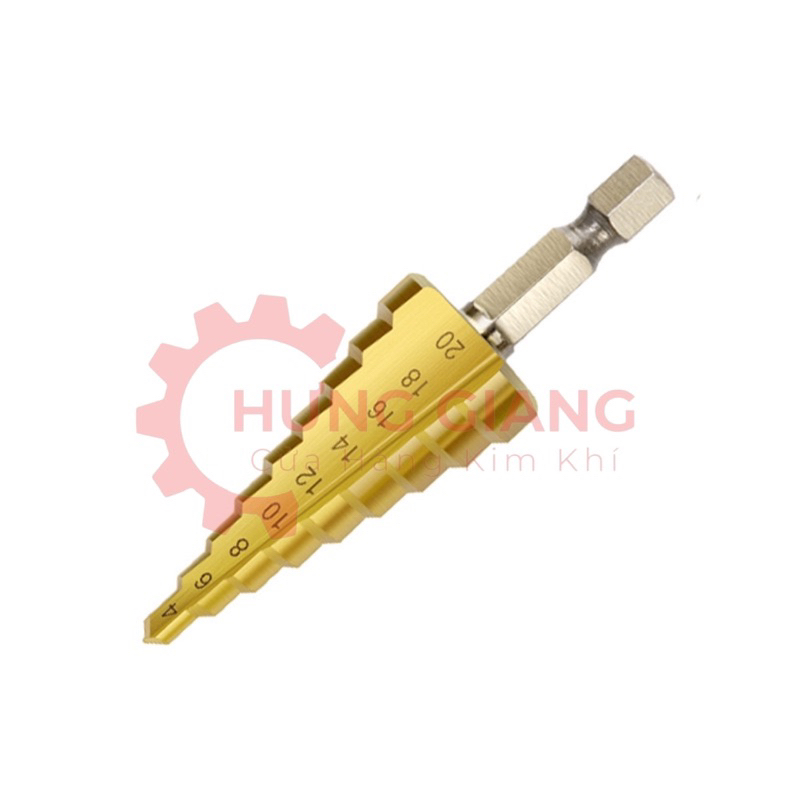 Mũi Khoan Tháp Chuôi Lục Giác Chất Liệu Titan Siêu Cứng Đủ Cỡ