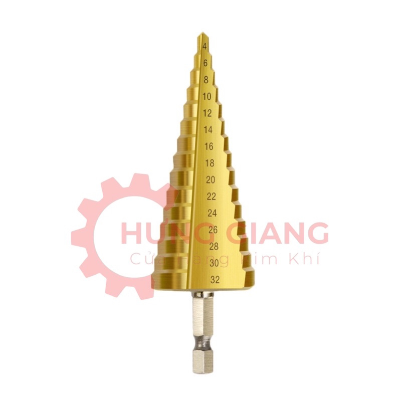 Mũi Khoan Tháp Chuôi Lục Giác Chất Liệu Titan Siêu Cứng Đủ Cỡ