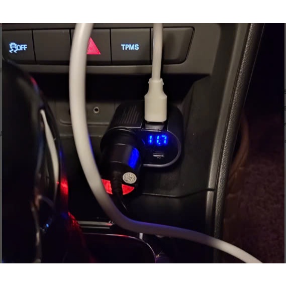 Tẩu chia sạc ô tô - Tẩu chia nguồn ô tô Cao Cấp 2 ổ - Kèm 2 Cổng USB - Type-C hỗ trợ sạc nhanh các thiết bị