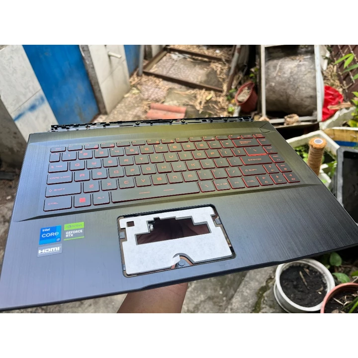 Bán vỏ mặt C phím LED , Laptop MSI Gaming Thin GF63 , hàng cũ zin theo máy chính hãng