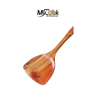 Sạn gỗ thẳng dẹt MyCook Sạn Xẻng Chiên Xào Chất Liệu Gỗ Tự Nhiên Cao Cấp