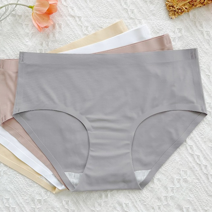 Quần lót nữ đúc su thun lạnh không đường may quần lót nữ Mã 135