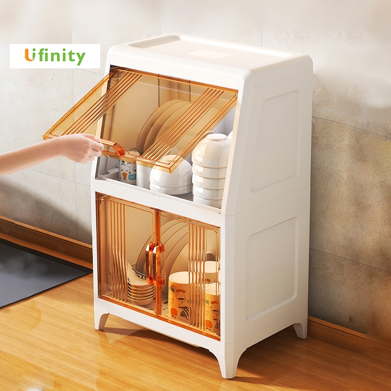 Lifinity Giá Để Bát Đĩa Có Khay Thoát Nước - Tủ Nhà Bếp Sắp Xếp Gọn, Chống Bụi Hiệu Quả