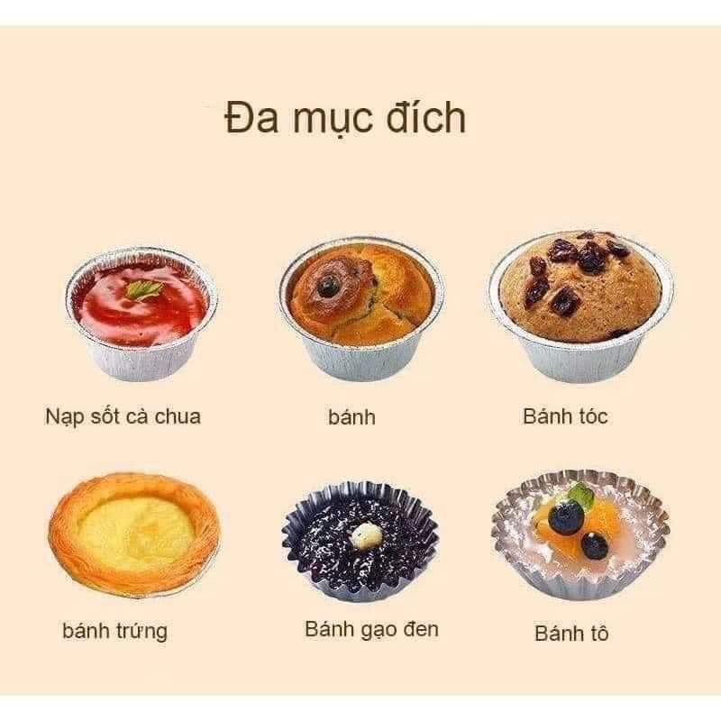 SET 250 CHIẾC BÁT BẠC NƯỚNG HÀU, LÀM BÁNH SIÊU TIỆN LỢI