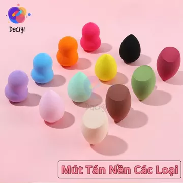 Mút tán, mút tán kem nền, mút xốp trang điểm mềm mại , bông mút tán nền, mút đánh nền các loại