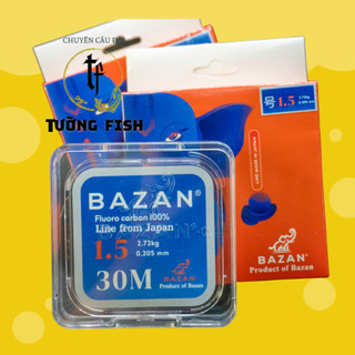 Dây thẻo Bazan Fluorocarbon nhiều size x 30m