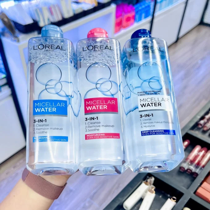 Ảnh Nước Tẩy Trang Loreal Paris Micellar Water 3-in-1 400ml 2
