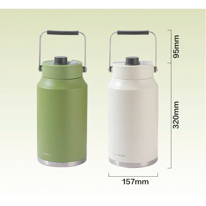 Bình Giữ Nhiệt LocknLock Slo Water Jug LHC4302 Dung Tích 4L, 2 Màu, Có Quai Xách - K-MALL