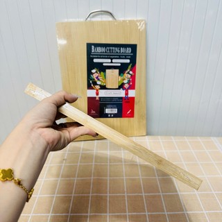 Thớt Tre Cao Cấp Kháng Khuẩn siêu bền siêu tiện lợi cho nhà bếp cỡ 30*20cm - Hùng Home