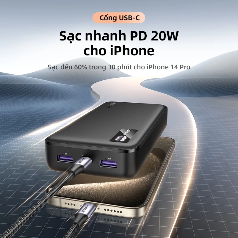 Sạc nhanh PD 20W cho iPhone