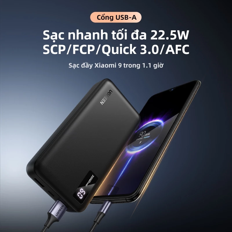 Sạc nhanh 22.5W cho Xiaomi/Android