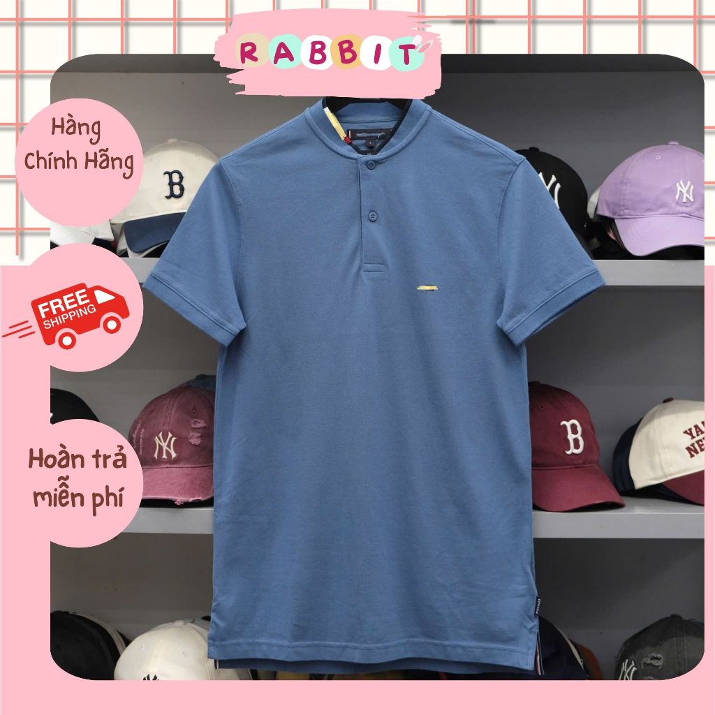 POLO XANH COBAN CỔ TRÒN HÀNG CHÍNH HÃNG SP016973 | Rabbit Authentic ...