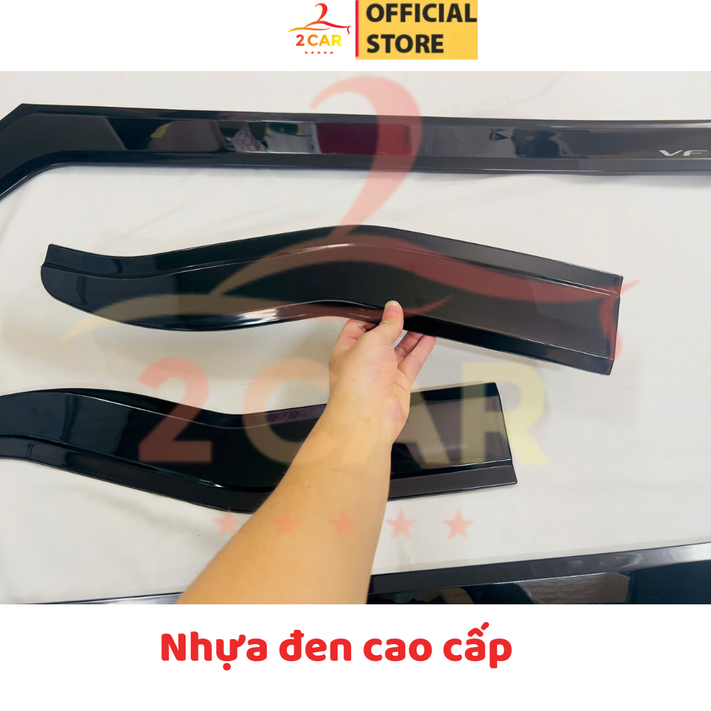 Vè che mưa xe Vinfast VF3 - Hàng Nhựa Đen dày cao cấp