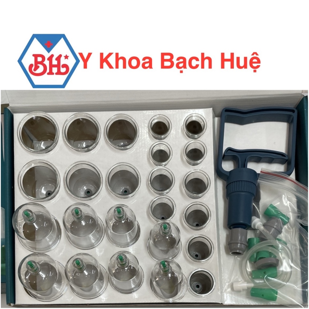 Bộ giác hơi 24 ly không dùng lửa MiDa, Dụng cụ Giác hơi không dùng lửa.