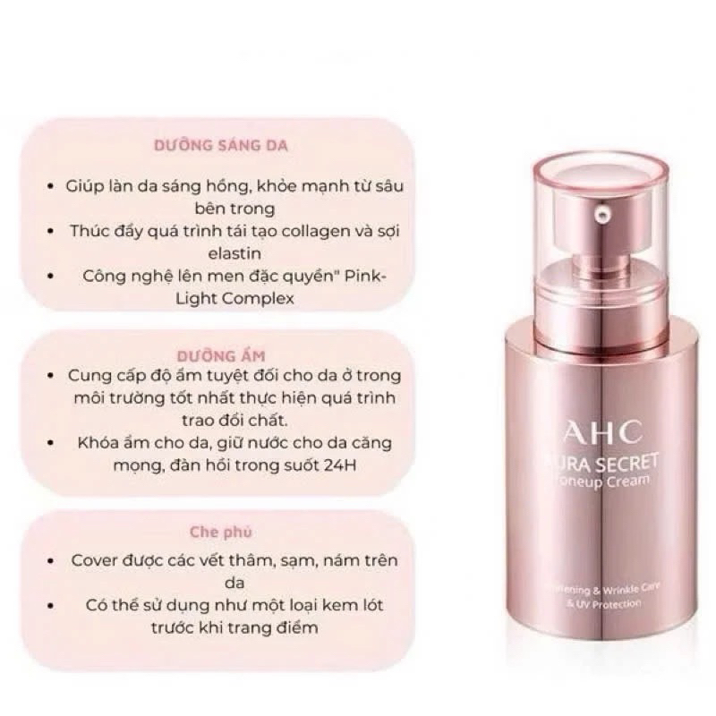 SERUM AHC AURA SECRET TONE UP CREAM 50g