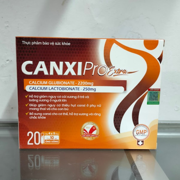 Ống CANXI Pro Extra 2200mg Calcium Bổ sung canxi DPCALCIK2 Pro giảm ...