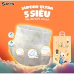 (KÈM QUÀ) COMBO 4 Tã Bỉm Supdry Ultra Cam Cao Cấp – Dịu Nhẹ, Chống Hăm Cho Da Bé Nhạy Cảm (Dán/Quần | NB–XXXL | 4–20kg) — ảnh 4