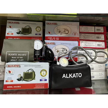 ❤[TRỌN BỘ] DỤNG CỤ MÁY ĐO HUYẾT ÁP CƠ ALKATO AK2-8012 + ỐNG NGHE Y TẾ TIM PHỔI HAI DÂY 2 MẶT CHO SINH VIÊN Y KHOA BÁC SĨ