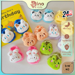 Tất vớ hình thú cổ ngắn 3D dễ thương bé trai, bé gái 3-10kg. Phụ kiện trẻ em sơ sinh. Dino Kids