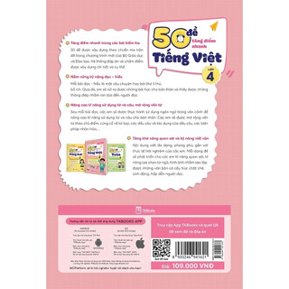 Sách - Tham khảo lớp 4 - 50 Đề Tăng Nhanh Điểm Tiếng Việt Lớp 4 - Chương Trình Mới Nhất Bộ Giáo Dục