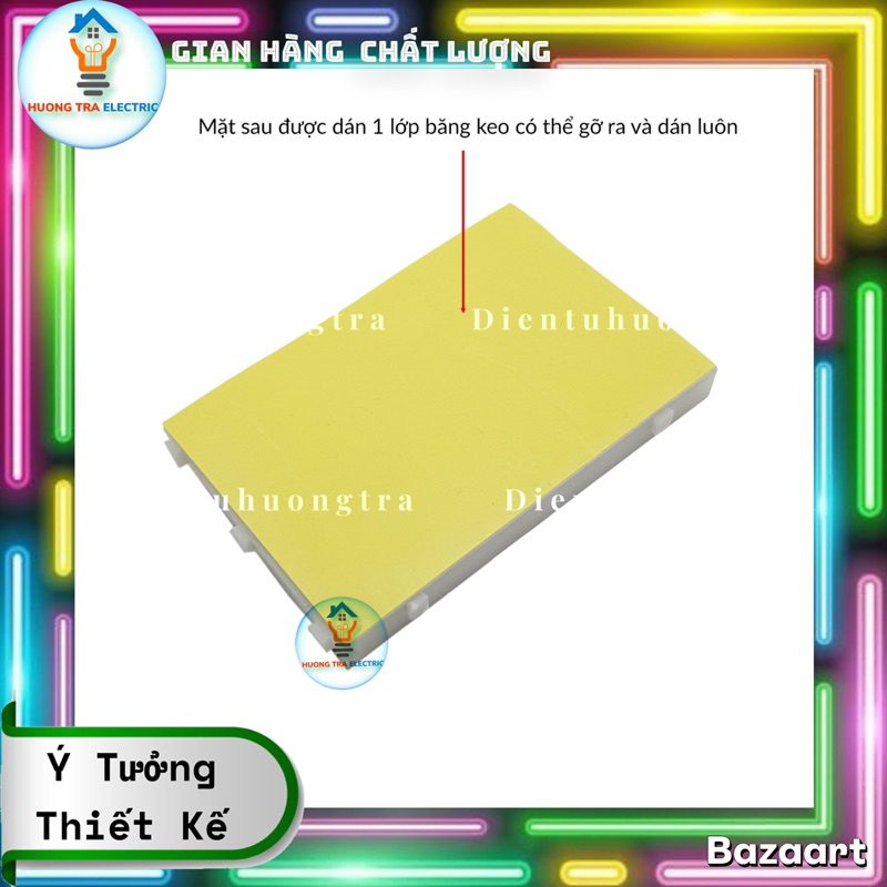 Breadboard MB-102 400 Lỗ 8.5x5.5x1cm (Board test, cắm linh kiện, bo test, bảng mạch thử nghiệm )