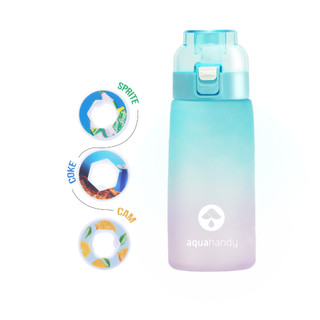 Bình Nước Tạo Hương Trái Cây AQUA HANDY 600ML kèm Hộp hương thơm 0 Đường 0 Calo