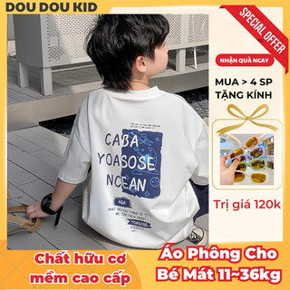 AP11 Áo Phông Cho Bé Từ 11-35kg Hình  CABA Cotton Mát Chính Phẩm Cổ Tròn