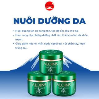 Kem Dưỡng Da Lô Hội Aloins Nhật Bản Cấp Ẩm Trắng Sáng Bảo Vệ Da Chống Lão Hóa 180g