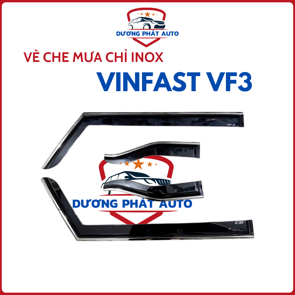 Vè che mưa xe Vinfast VF3 - Hàng Chỉ Inox cao cấp | Shopee Việt Nam