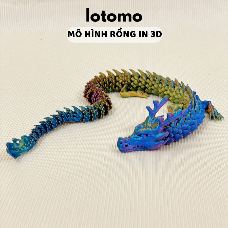 Mô Hình Rồng In 3D LOTOMO 28cm Khớp Chuyển Động Linh Hoạt, Trang Trí ...