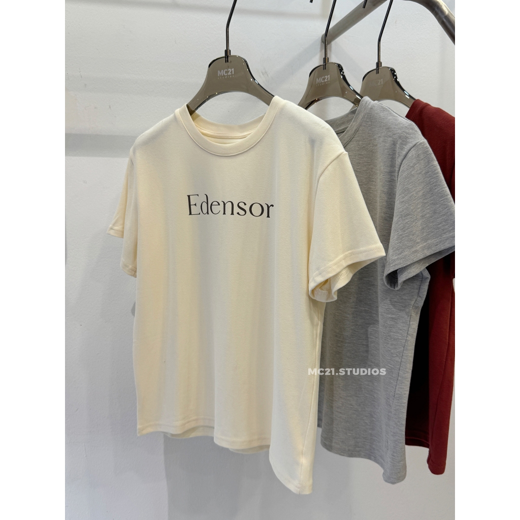 Ảnh Áo phông chữ Edensor dáng vừa chất cotton co giãn nhẹ MC21.studios a4330 1