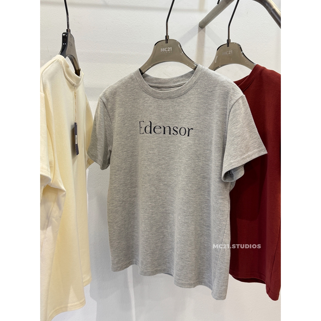 Ảnh Áo phông chữ Edensor dáng vừa chất cotton co giãn nhẹ MC21.studios a4330 2