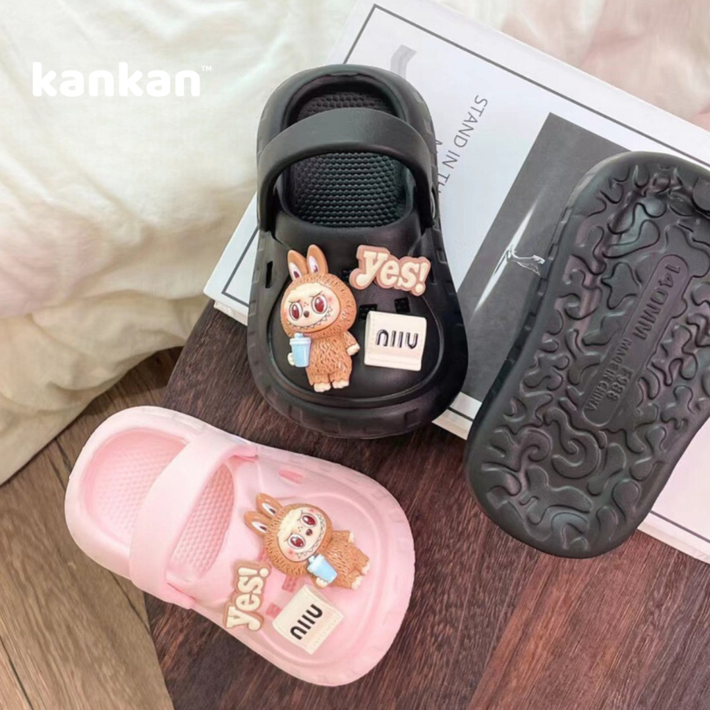 Sục LABUBU Cho Bé KanKanStore Dép Sục Quai Hậu Trẻ Em Nhẹ Êm Chân KA014