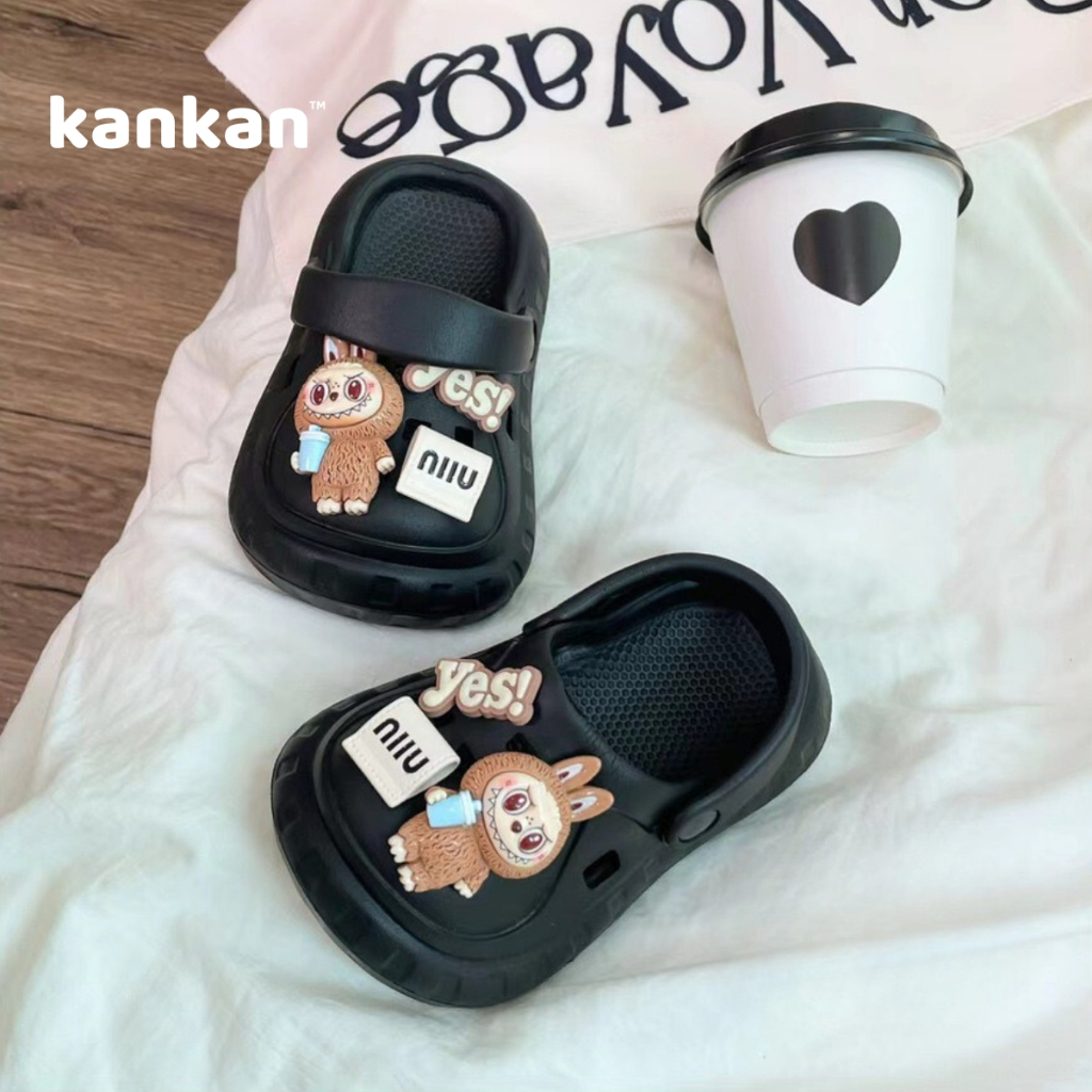 Sục LABUBU Cho Bé KanKanStore Dép Sục Quai Hậu Trẻ Em Nhẹ Êm Chân KA014