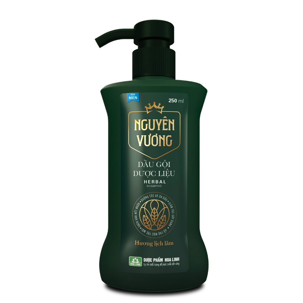 Ảnh Combo 2  chai dầu gội dược liệu Nguyên Vương lịch lãm dành cho nam chai 250ml - Dành cho tóc nam giới khô xơ, hư tổn 4