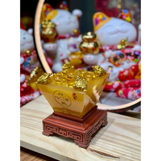 [Giá rẻ tại kho] Bát Tụ Bảo Phong Thuỷ Vuông cao 18cm _Chiêu Tài Hút Lộc