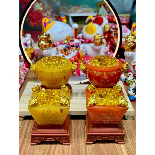 [Giá rẻ tại kho] Bát Tụ Bảo Phong Thuỷ Vuông cao 18cm _Chiêu Tài Hút Lộc