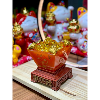 [Giá rẻ tại kho] Bát Tụ Bảo Phong Thuỷ Vuông cao 18cm _Chiêu Tài Hút Lộc